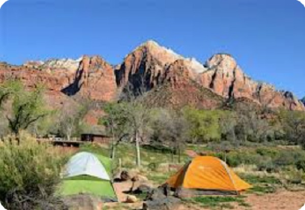 Can Tent Camp Rv Site Zion National Park