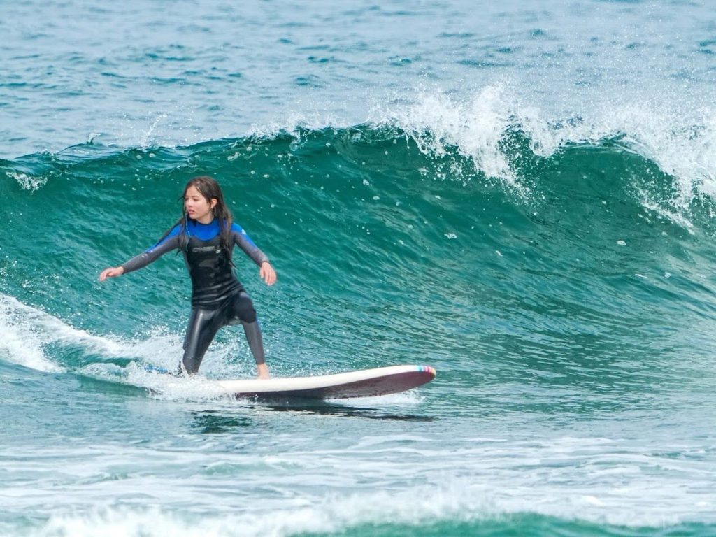 Are Kids Surf Camp Santa Cruz Red Tent