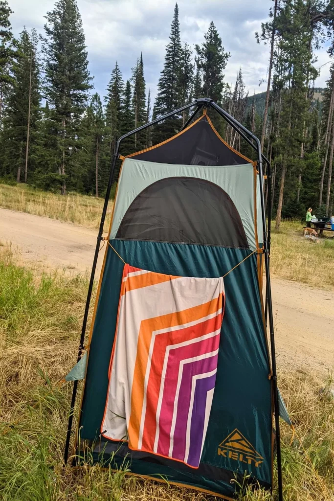 Does Any Camp Ground Allow Shower Tents