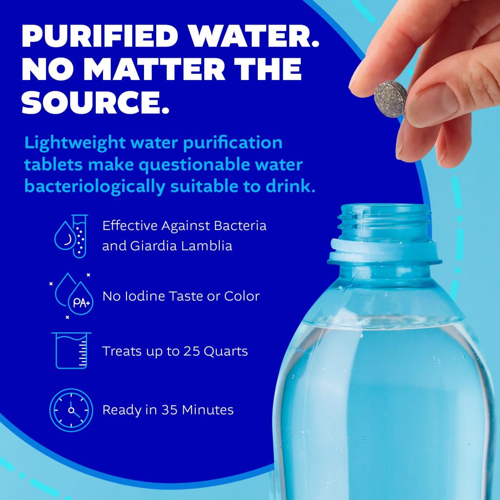 What Does Purification Tablets in Water