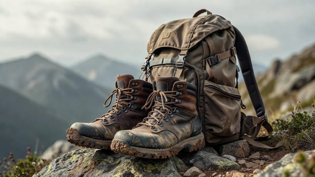How to Attach Hiking Boots to a Backpack